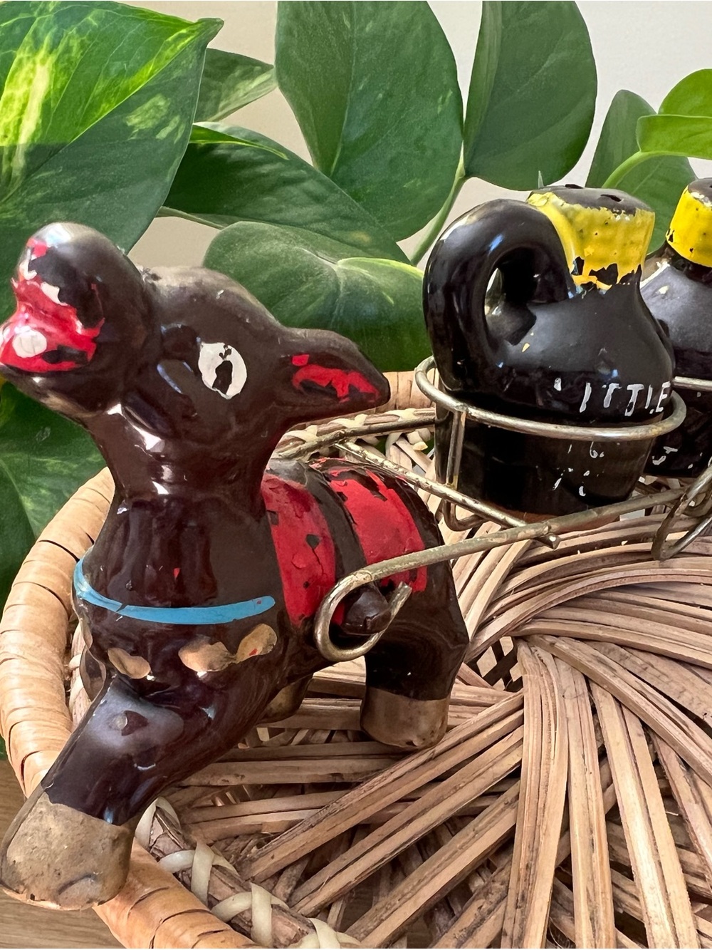 Vintage salt and pepper shakers